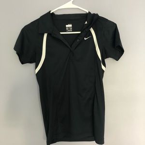 navy nike athletic shirt